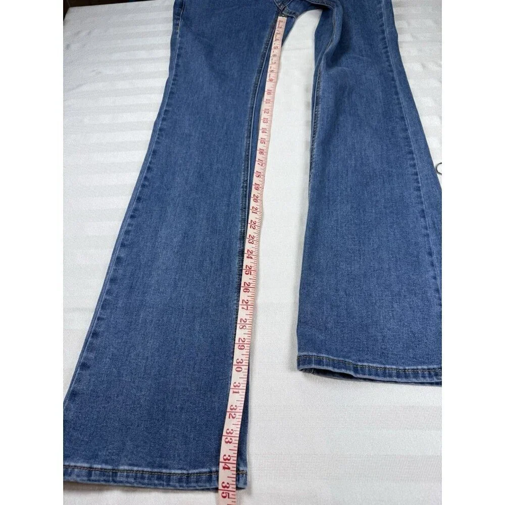 Rock & Roll Denim Women’s Mid Rise Bootcut Jeans W28 L36 Medium Wash